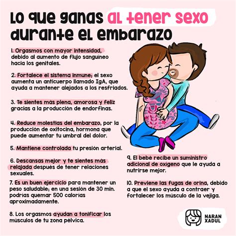 Beneficios y riesgos de tener sexo durante le embarazo